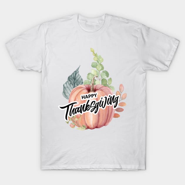 Happy Thanksgiving T-Shirt by Kdesign